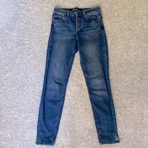 High rise skinny jeans